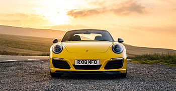 Porsche 911 Carrera T, yellow, sports car HD wallpaper