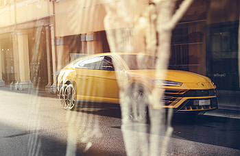 Yellow Lamborghini Urus 2019 , lamborghini-urus, lamborghini, 2019-cars, suv, cars, behance HD wallpaper