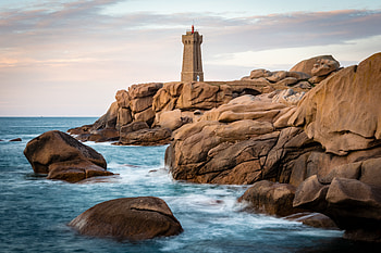 Nature, Stones, Sea, Building, Rocks, Coast, Lighthouse HD wallpaper