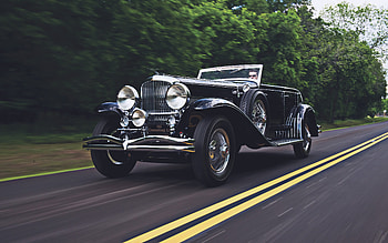 Duesenberg SJ 528 2551 Riviera Phaeton SWB, , retro cars, 1933 cars, highway, oldsmobile, Duesenberg HD wallpaper