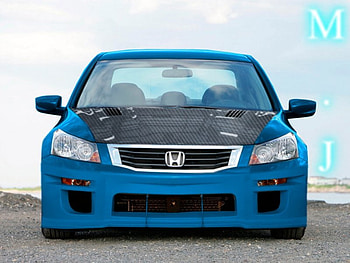 tuning honda, acord, honda, car HD wallpaper