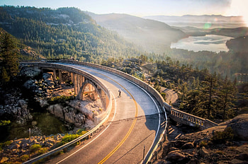 Donner Summit Bridge, Longboarding HD wallpaper