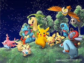 Group Pokemon, kewl, fun, alot, nice HD wallpaper