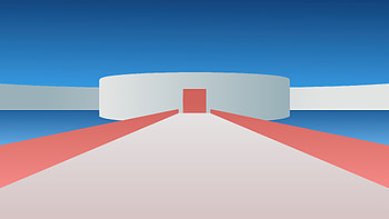 Liminal Water Temple Path, artist, artwork, art, digital-art, abstract, deviantart HD wallpaper
