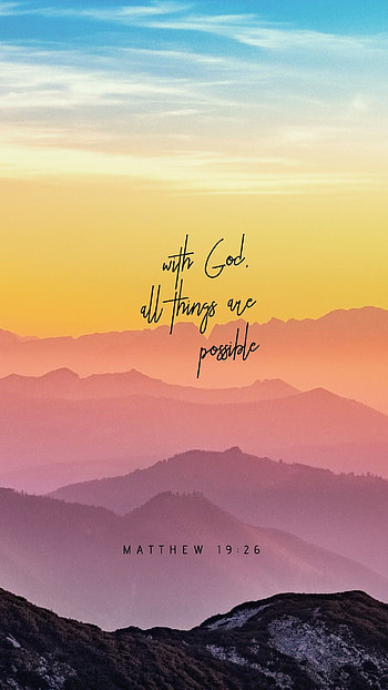 Matthew 19:26 KJV. Bible verse , Verses , Bible quotes HD phone wallpaper