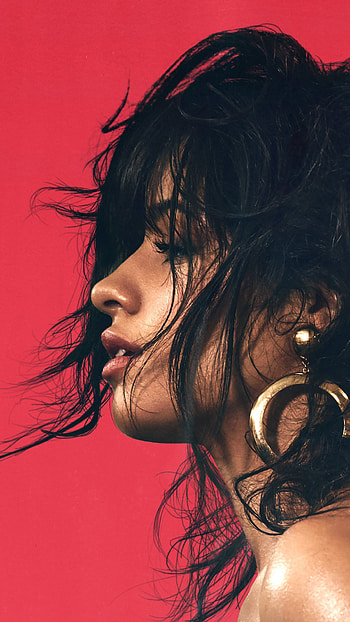 earrings, latina, singer, black hair, music, Camila Cabello HD phone wallpaper