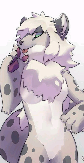 Snow leopard, furries, Changed, furry HD phone wallpaper