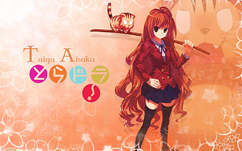 Aisaka Taiga, cute, girl, toradora, anime HD wallpaper