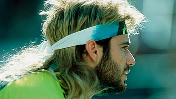 Andre Agassi, , Tennis legend, Striking backgrounds HD wallpaper