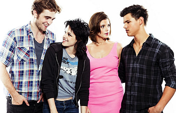 Friends, cullen, actress, taylor lautner, dress, beauty, twilight, robert pattinson, alice, amurg, movie, actor, crepusculo, kristen stewart, man, girl, woman, bella, summer, pink, saga, edward, love, jacob, ashley greene HD wallpaper