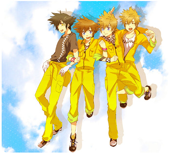 friend, ventus, vanitas, roxas, sky, sora HD wallpaper