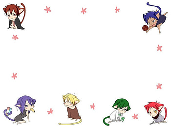 Kuroko Cats, kuroko, cats, daiki aomine, akashi, taiga kagami, midorima, kise, murasakibara, basketball HD wallpaper