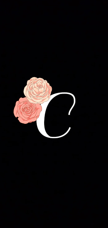 Letter C initial, flowers, letter_C HD phone wallpaper