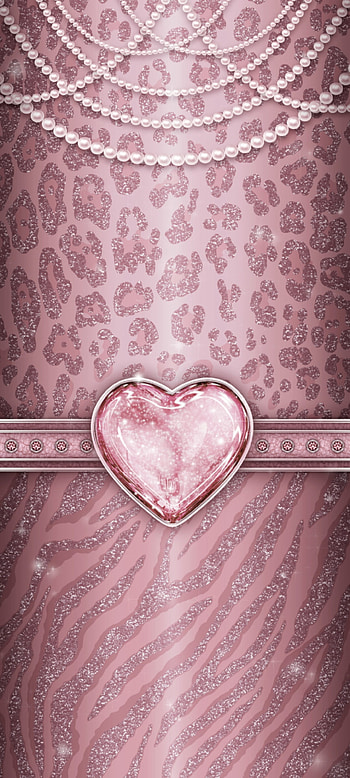 Rose gold Heart, magenta, pink, Luxury, Love, Premium HD phone wallpaper