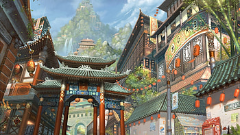 Japanese Art Painting Fantasy HD wallpaper