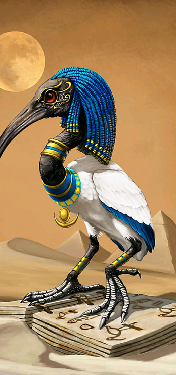 Panteon Egipcio 01, crane, art, egipto, egypt, grua, animal, pantheon HD phone wallpaper