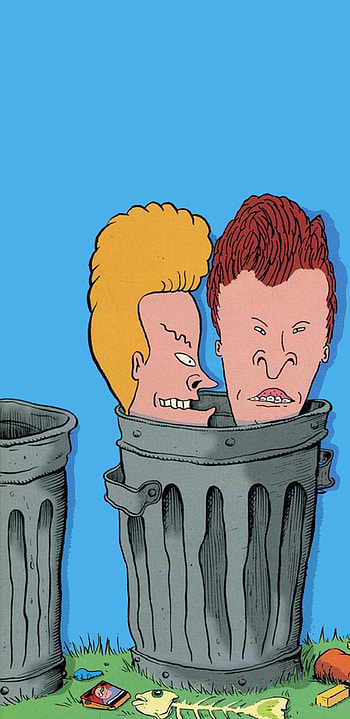 Beavis and Butt-Head, Animation hilarity, Iconic duo, Pop culture satire HD phone wallpaper
