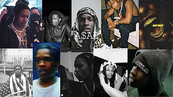 ASAP ROCKY COLLAGE, music HD wallpaper