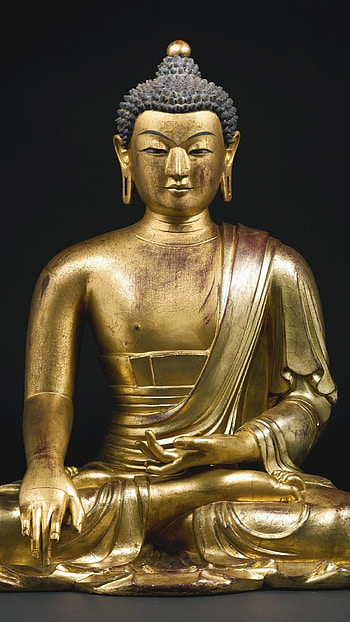Buddha, Golden Statue HD phone wallpaper