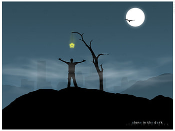 Alone, sky HD wallpaper