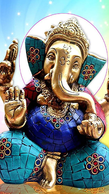 Ganpati, devotional ganeshaa god, devotional, god HD phone wallpaper