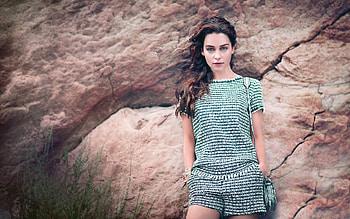 Actress, Celebrity, Emilia Clarke, Brunette HD wallpaper
