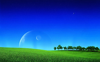 Landscape, Planets HD wallpaper