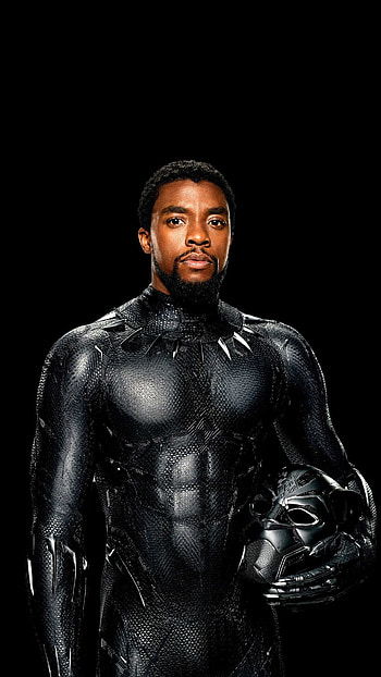 T'Challa, Black Panther artwork, Chadwick Boseman, Marvel superhero HD phone wallpaper