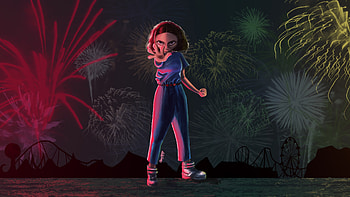 Stranger Things Eleven Artworks, eleven-stranger-things, stranger-things, tv-shows, artist, artwork, digital-art, behance HD wallpaper