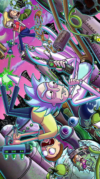 Rick And Morty Time Travel - Rick Y Morty Android - HD phone wallpaper
