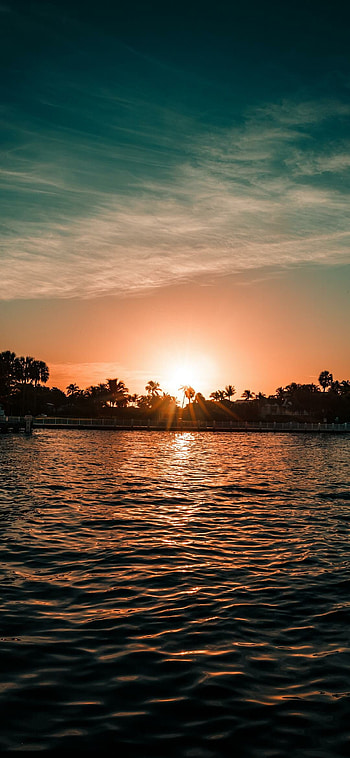 sunrise , Morning inspiration, Vibrant colors, Nature's embrace HD phone wallpaper
