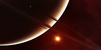 Planets Ring , planets, digital-universe HD wallpaper