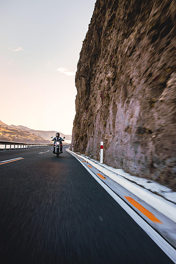 Motorcycles, Road, Motorcyclist, Speed, Motorcycle, Bike HD phone wallpaper