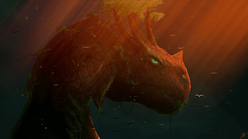 Old One Creature, artist, artwork, digital-art, creature HD wallpaper