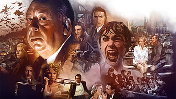 Alfred Hitchcock, Poster database, TPDB HD wallpaper