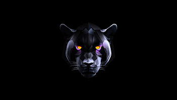 Panther Facet, panther, dark, black, oled, artist, artwork, digital-art HD wallpaper