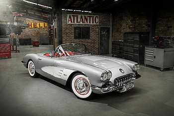 1958 chevrolet corvette, chevrolet, Car, corvette, 1958 HD wallpaper