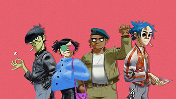 Gorillaz screensavers, Cartoon backgrounds HD wallpaper