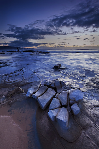 Nature, Stones, Sky, Ice, Horizon, Ice Floes HD phone wallpaper