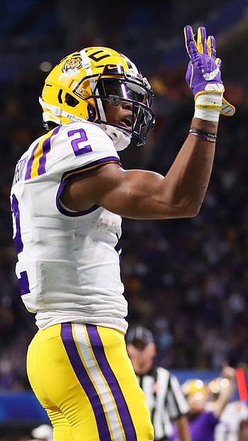 Justin Jefferson, LSU Tigers HD phone wallpaper