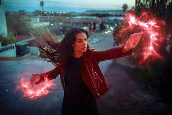 Scarlet Witch Cosplay , wanda-vision, scarlet-witch, tv-shows, cosplay HD wallpaper
