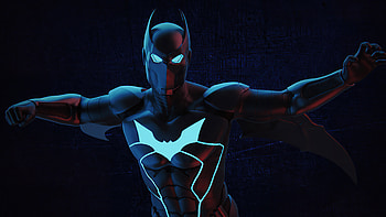 Batwing Neon , batman, superheroes, artist, artwork, digital-art, artstation HD wallpaper