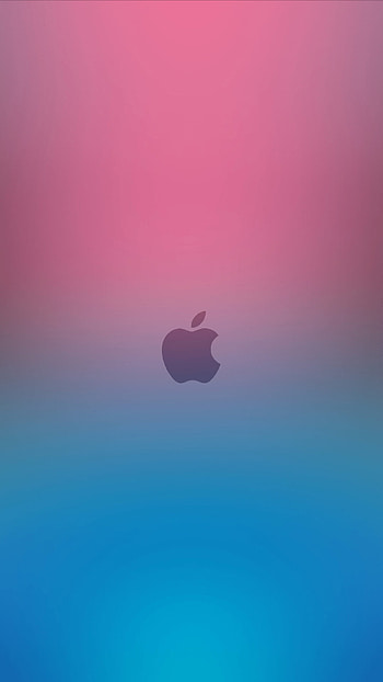 Fomef iCloud , Pink and blue Apple Logo, Creative design HD phone wallpaper