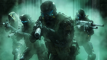 Future, soldier, fantasy, art HD wallpaper