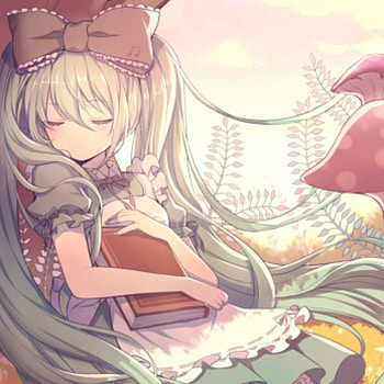 Sleep, sleepy, mushroom, nice, hatsune, adorable, female, sweet, hatsune miku, twintail, girl, kawaii, anime girl, maid, anime, pretty, dreaming, twin tail, lovely, green eyes, dream, cute, vocaloid, twin tails, sleeping, dress, long hair, miku hatsune, miku, vocaloids, twintails, apron, s HD wallpaper