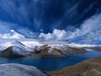 Simply Nature, blue, sky, nature, mountains HD wallpaper