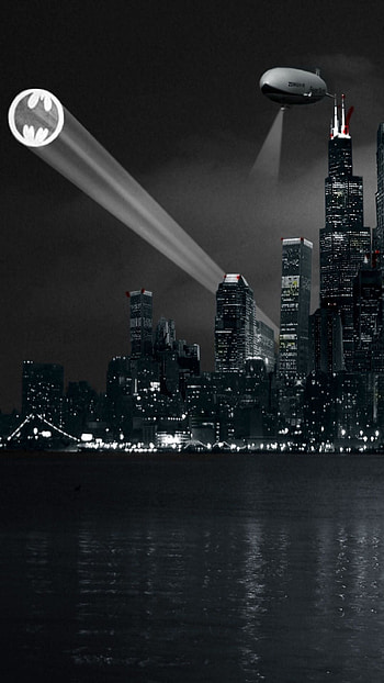 Gotham skyline, Tattoo ideas, Body art HD phone wallpaper