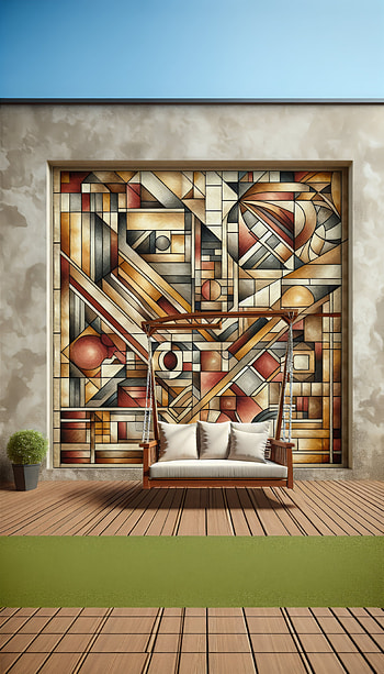 Chic Patio Swing Design for Smarts, geometric design HD phone wallpaper