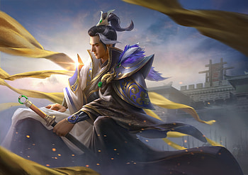 Warrior, fantasy, man, yuan a, armor HD wallpaper