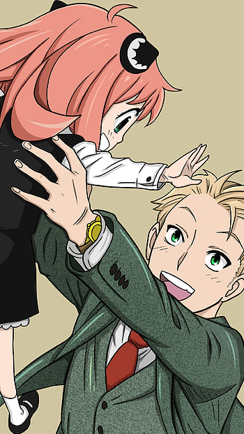 Loid Forger, Anya Forger, Anime, Spy x Family HD phone wallpaper